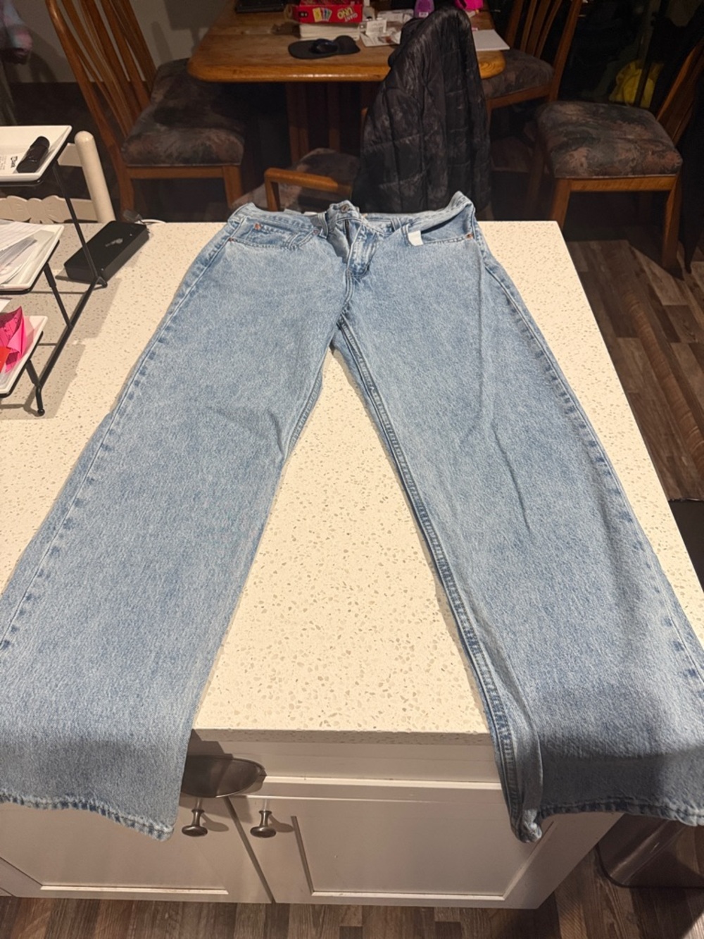Levi's Light Blue Straight Leg Jeans